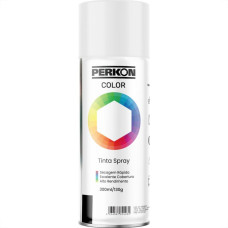 Tinta Spray Perkon Uso Geral Branco Fosco 7197