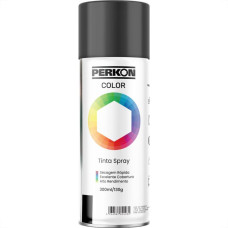 Tinta Spray Perkon Uso Geral Cinza Escuro 7200