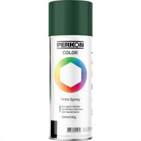 Tinta Spray Perkon Uso Geral Verde Escuro 300Ml 7211