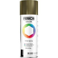 Tinta Spray Perkon Metalica Dourado 300Ml 7183