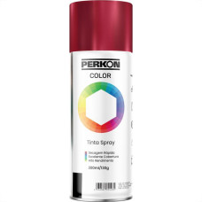 Tinta Spray Perkon Metalica Vermelho 300Ml 7187