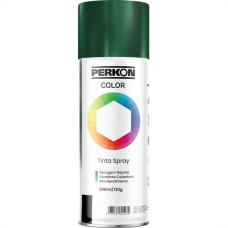 Tinta Spray Perkon Metalica Verde 300Ml 7186