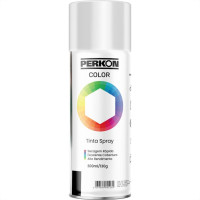 Tinta Spray Perkon Alta Temperatura Branco 300Ml 7170