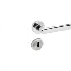 Fechadura Lafonte 880 Interna Roseta Inox Polido Redonda 55Mm -0
