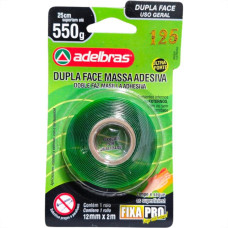 Fita Dupla Face Adelbras Int/Ext12X 2M