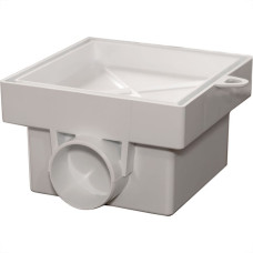 Ralo Sifonado Delta Invisivel 10X10 Branco Inv10Brsif