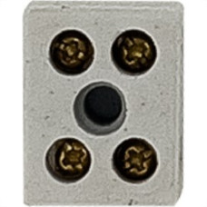 Cartela Conector Porcelana Brasfort 2 Polos 06Mm Com 1 Peca 9084