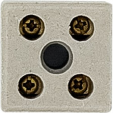 Cartela Conector Porcelana Brasfort 2 Polos 10Mm Com 1 Peca 9085