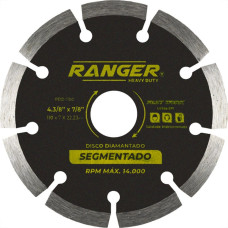 Disco Diamantado Ranger Segmentado 110Mm Seco Rdd-1100