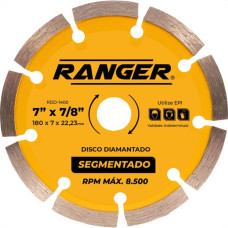 Disco Diamantado Ranger Segmentado 180Mm Seco Rdd-1400