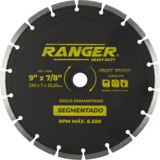 Disco Diamantado Ranger Segmentado 230Mm Seco Rdd-1500