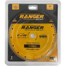 Disco Diamantado Ranger Turbo 230Mm Seco Rdd-1800