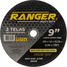 Disco De Corte Para Inox Ranger 9 X 2,0Mm Rdi-2300