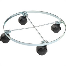 Sup P/Vaso Iguat 4Rodas Rast. 31Cm Prata