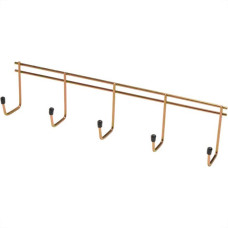 Suporte Vassouras Com 5 Ganchos Dourado Iguatemi 601002 - Kit C/5 