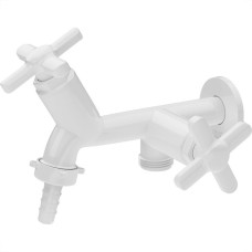 Torneira Abs Maquina/Tanque Herc Sicilia Branca 