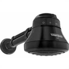 Ducha Fame Faminho 4 Temperaturas Preta 220V 6800W Com Cano 30Cm 242152