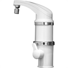 Torneira Eletrica Fame Elegance 4 Temperaturas Mesa 220V 5400W Branca 