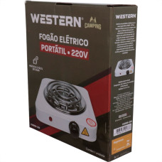 Fogao 1 Boca Eletrico Western 220V 1000W Fg1000-220
