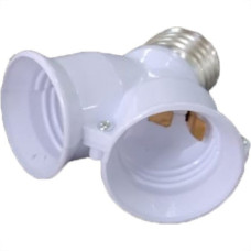 Soquete Adaptador E27 Para 2 Lampadas Interneed Com 10 Pecas 073932