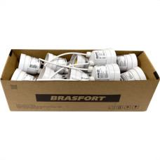 Soquete Com Rabicho Brasfort Branco 9092 - Kit C/20 