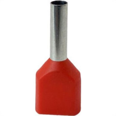 Pre-Isolado Sforplast Ilhos Duplo 1,0Mm Vermelho Com 100 Pecas 4783