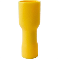 Cartela Totalmente Isolado Sforplast Femea 4,0/6,0 Amarelo Pvc Com 100 Pecas 4774