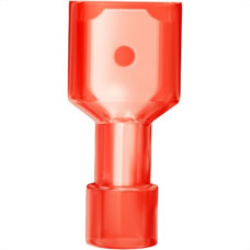 Cartela Totalmente Isolado Sforplast Macho 0,5/1,5 Vermelho Nylon Com 100 Pecas 4799