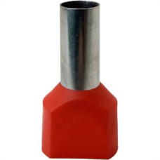 Pre-Isolado Sforplast Ilhos Duplo 10,0Mm Vermelho Com 100 Pecas 4784