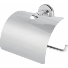 Acessorio Wc Clarainox Aco Papeleira Com Tampa Cromado 48012