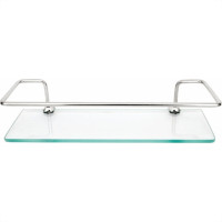 Acessorio Wc Clarainox Aco Porta Shampoo Reto Cromado 55008