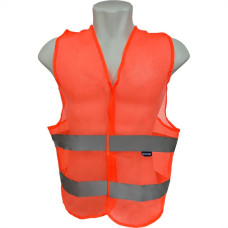Colete Para Sinalizacao Brasfort 2 Linhas Laranja G 9095