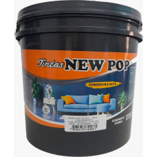 Tinta Latex New World Pop Acrilica 18 Litros Branca Balde Tn0002