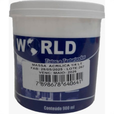Massa Corrida Acrilica New World 1/4 900Ml Galao Ma0005