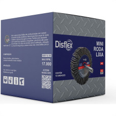 Roda De Lixa Com Pino Disflex 40 X 20 X 060 10001 - Kit C/10 
