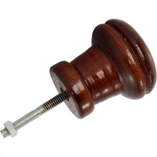 Puxador De Madeira Bendoor Medio Mogno 14Mm - Kit C/20 