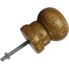 Puxador De Madeira Bendoor Grande Cerejeira Rxc - Kit C/20 