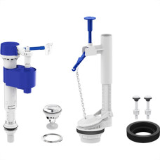 Mecanismo Acoplado Censi Entrada E Saida Convencional Acionador Superior Com Castelo Cromado 9414