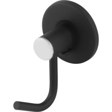 Acessorio Wc Clarainox Aco Cabide Simples Preto 13079