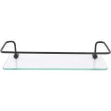 Acessorio Wc Clarainox Aco Porta Shampoo Reto Preto 13091