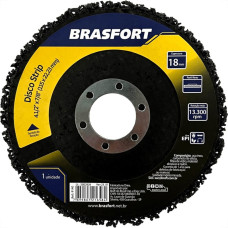 Disco Brasfort Strip 4.1/2'' Preto 9140 - Kit C/10 