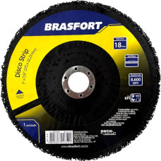 Disco Brasfort Strip 7'' Preto 9141 - Kit C/5 