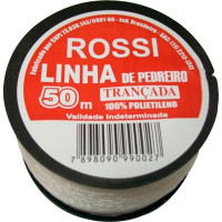 Linha Pedreiro Trancada Rossi 50M - Kit C/12 