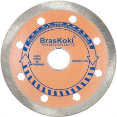 Disco Diamantado Braskoki 110Mm Ceramicas Seco Agua 