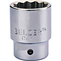 Soquete Belzer Encaixe Estriado 1/2'' 12Mm 204003Bx