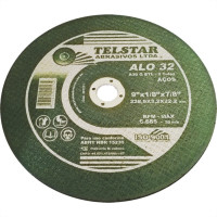 Disco De Corte Para Ferro Telstar 09 X 1/8 X 7/8 2 Telas 301211 - Kit C/5 