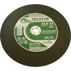 Disco De Corte Para Ferro Telstar 10 X 1/8 X 5/8 2 Telas 301212 - Kit C/5 