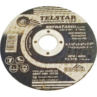 Disco De Corte Para Refratario Telstar 4.1/2 X 1/8 X 7/8 302207 - Kit C/10 