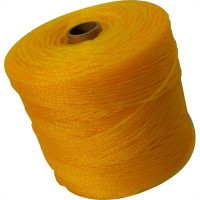 Varal Corda Nylon Unifio Amarelo 400M 