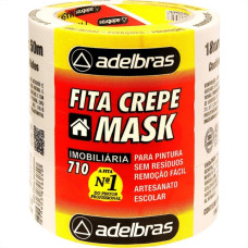 Fita Crepe Adelbras Mask 18X50M  - Kit C/6 